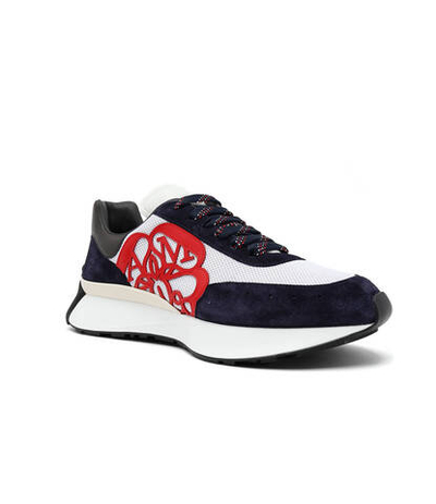 кожаные кроссовки Alexander McQueen - белый(705074 W4V61)