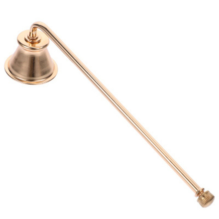 Гаситель для свечей, золотой, нерж. сталь