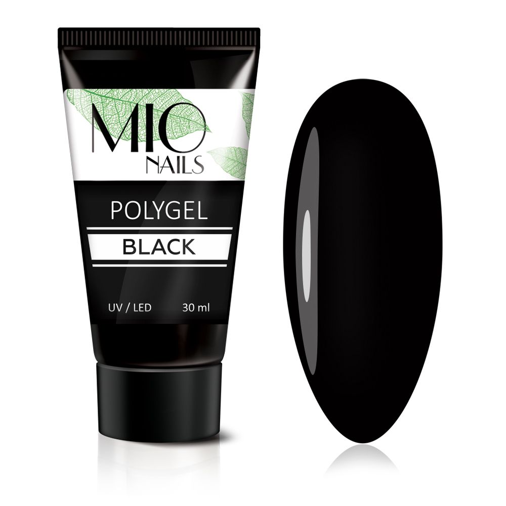 Mio Nails Polygel Black, 30 мл