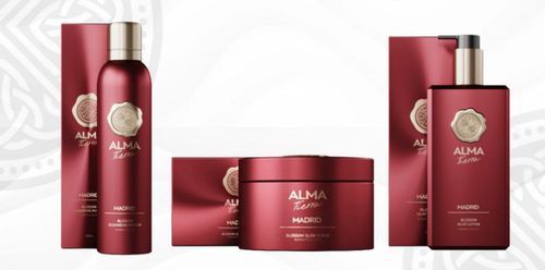 ALMA TIERRA Madrid Blossom Набор для тела 3 позиции(мусс, скраб, лосьон)