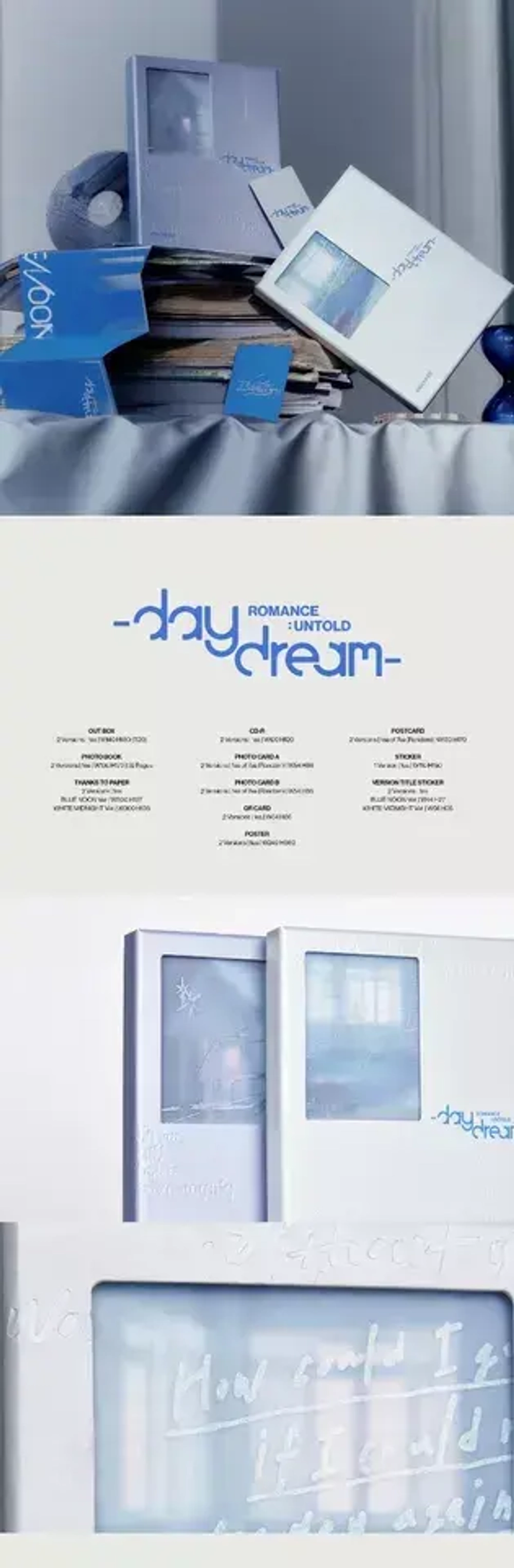 Альбом ENHYPEN - ROMANCE : UNTOLD [daydream] (White Midnight ver.)