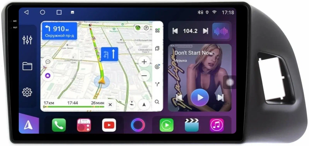 Магнитола Audi Q5 8R 2008-2016 (рамка 9) - FarCar BM9-2K-9561 монитор 9.5" 2K QLED на Android 14, TS10, 4+32Гб, CarPlay, 4G SIM-слот