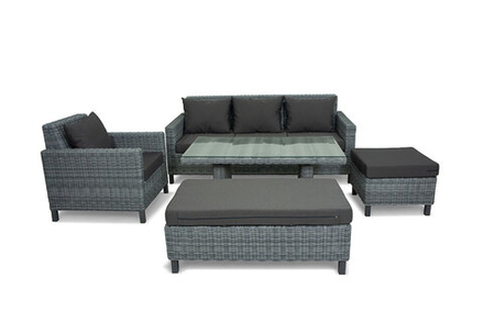 Пуф большой MOKKA BELLA, серый