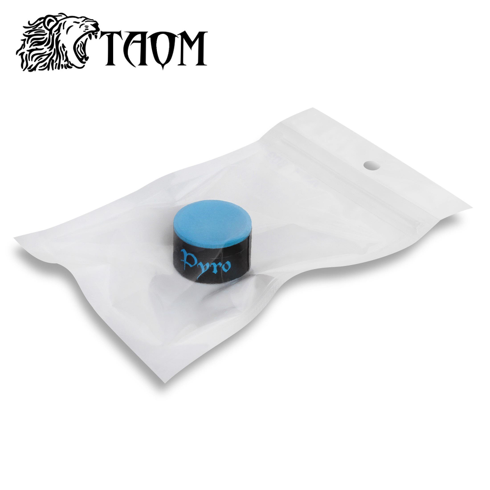 Мел бильярдный "Taom Pyro Chalk" Blue без упаковки 1шт.