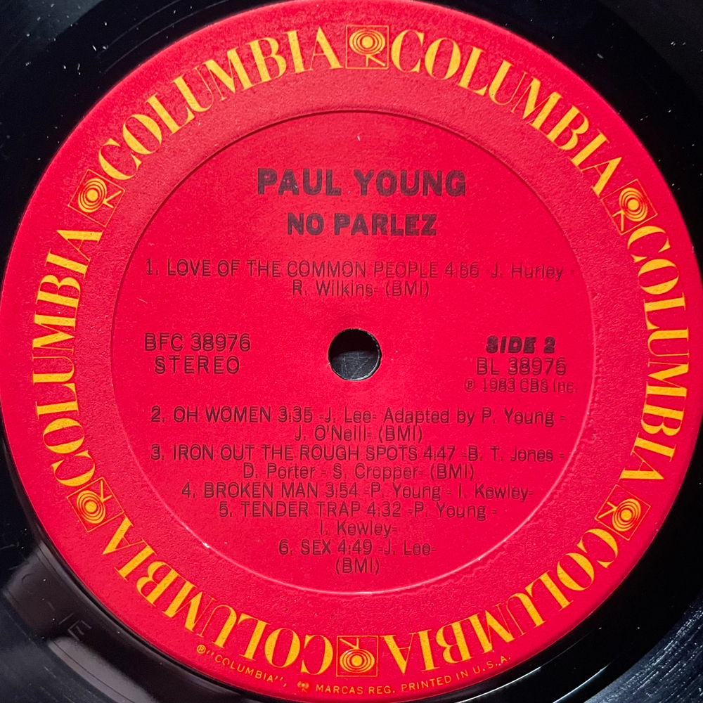 Paul Young ‎– No Parlez (США 1983г.)