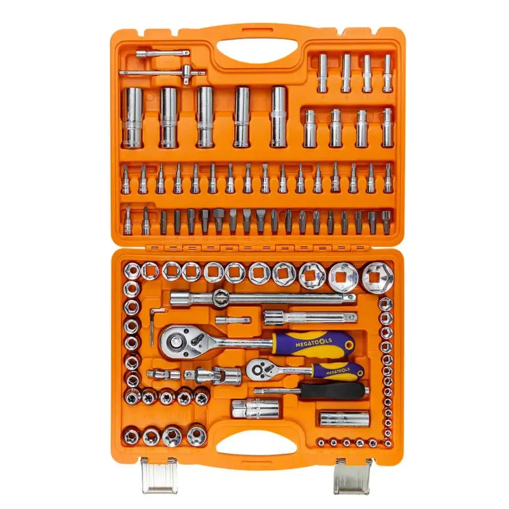 Набор инструментов 108пр, 1/4'', 1/2''( 6гр.) MEGATOOLS MT-41082-5