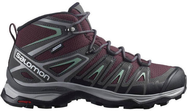 Ботинки Salomon SHOES X Ultra Pioneer MID CSWP W Wine Ta