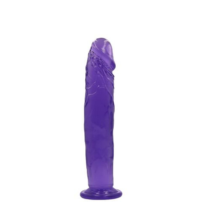 Фиолетовый фаллоимитатор «Дублер» - 18,5 см. (Цвет: фиолетовый)