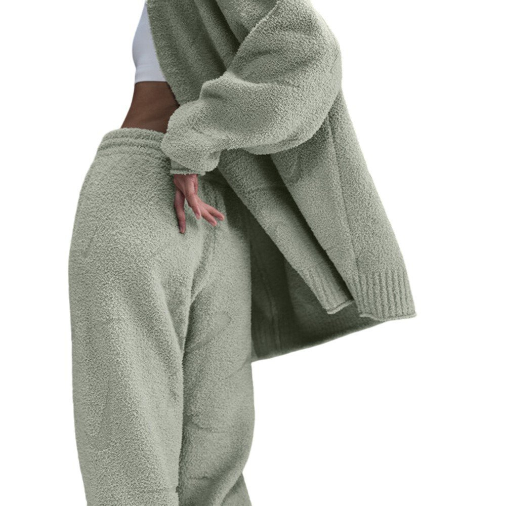 Баскетбольные женские штаны Nike Sportswear Phoenix Cozy Boucle Pants Green