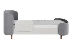 Кровать подростковая KIDI Soft размер L антивандальная ткань (серый)