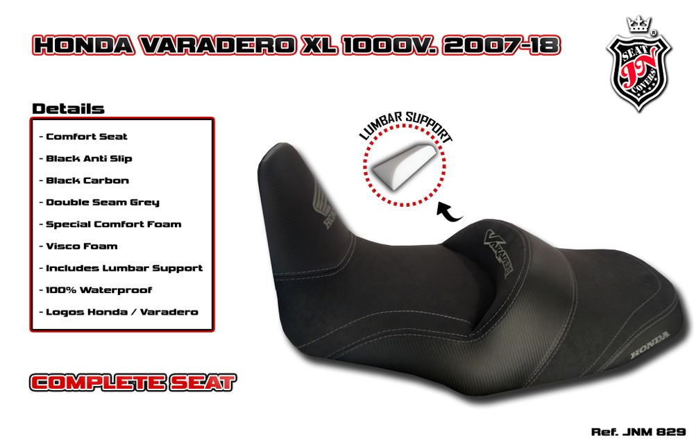 Honda Varadero 1000 2007-2013 JN-Europe полное сиденье Комфорт Вискоза (JN+Visco)