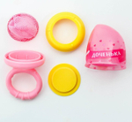 2861600 Ниблер с текстильной сеточкой «Милая доченька», цвет розовый