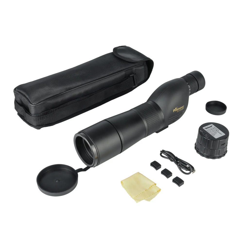 Цифровая зрительная труба Veber Pioneer Digital 15-45x60 РD с WiFi - комплект поставки