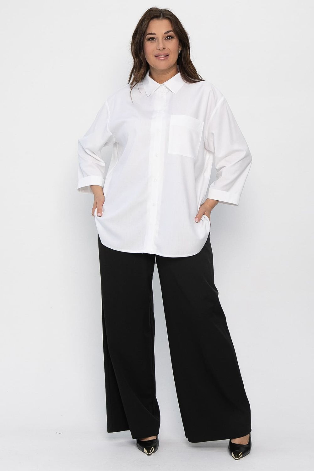 Блуза Твой стиль (белая) Б13792-3М LT Collection