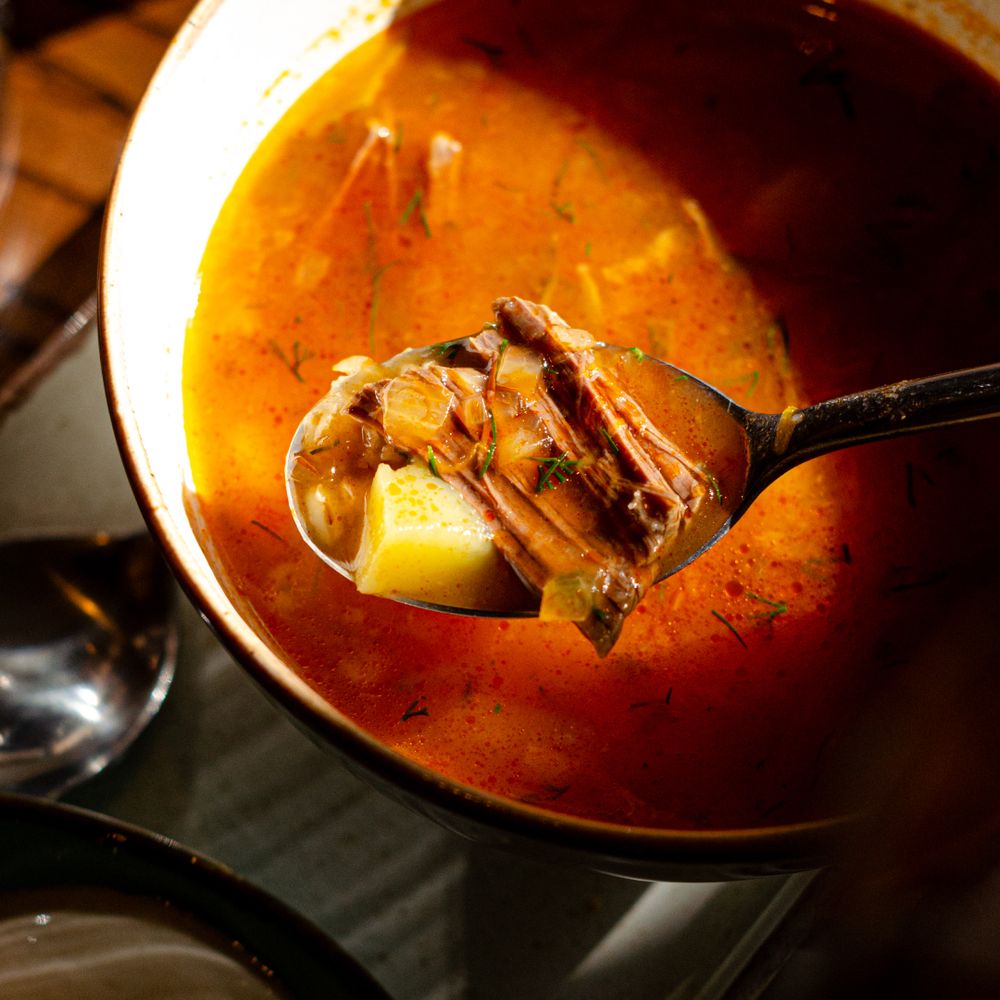 Рассольник по-ленинградски