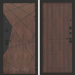 Входная дверь Бункер BN-14 - 03 Орех бренди