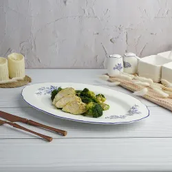 Блюдо овальное 36*22,5 см h2,6 см Sea Flower P.L. Proff Cuisine [1]