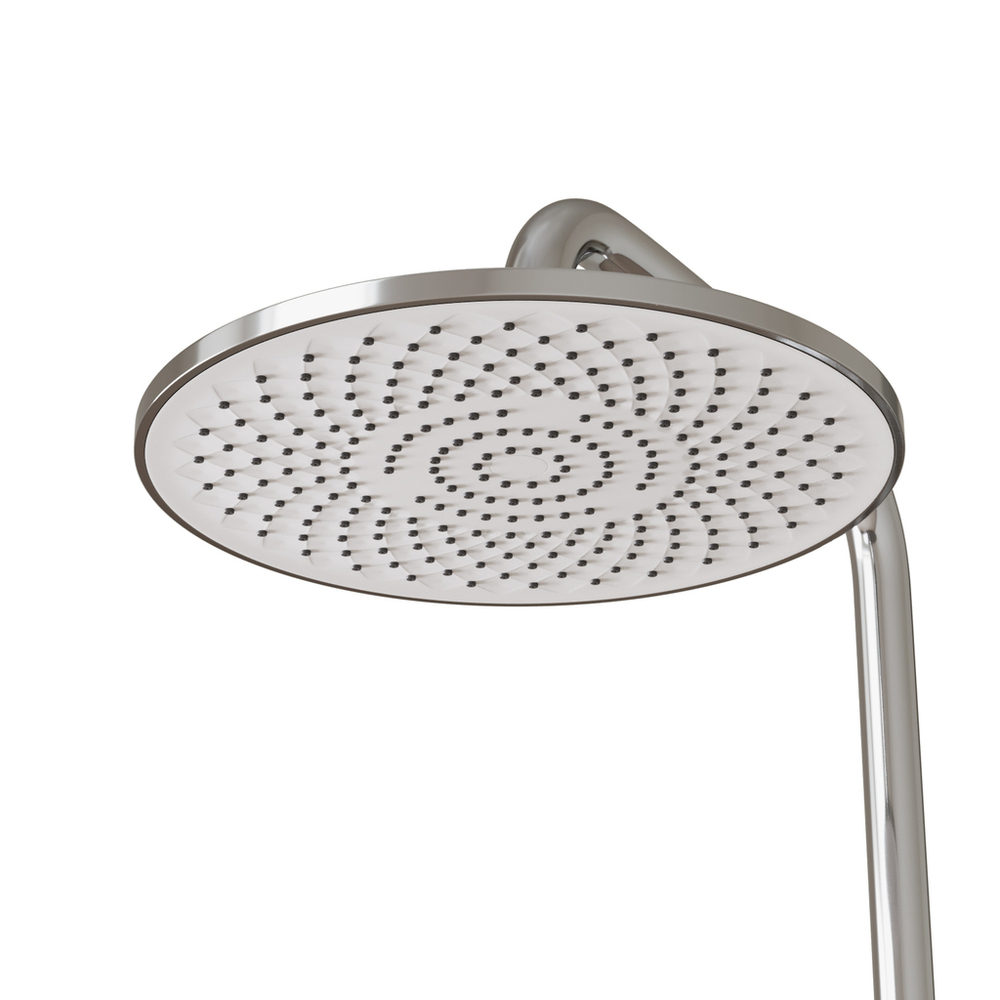 Душевая система 35к MIXLINE ML41-06"Swan White"излив лейка 3 поз.+лейка"Тропический душ"БЕЛЫЙ/ХРОМ