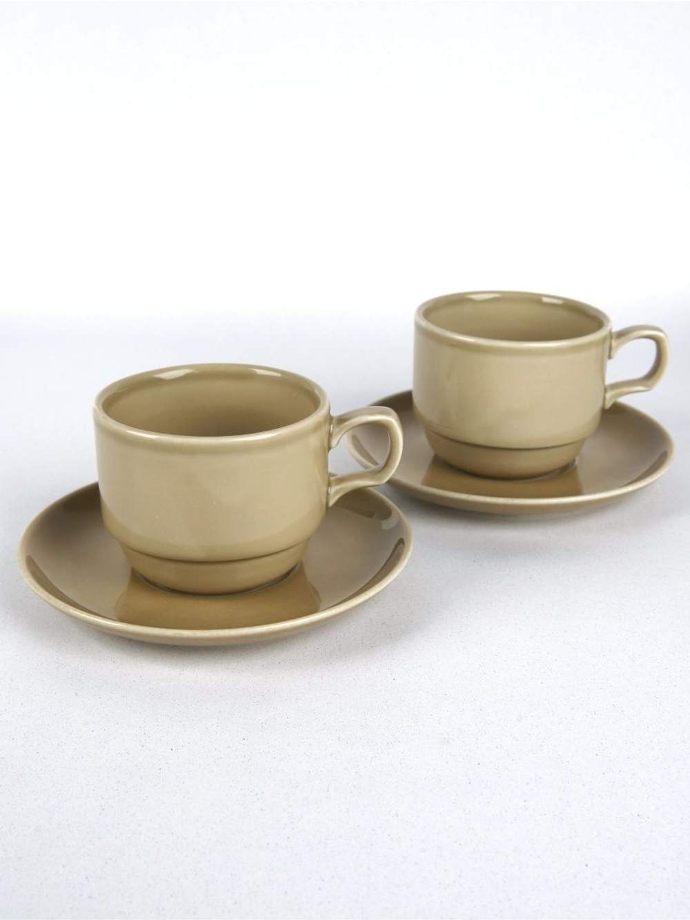 Чайная пара Башкирский фарфор, 200 мл, 2 шт, фарфор, цвет