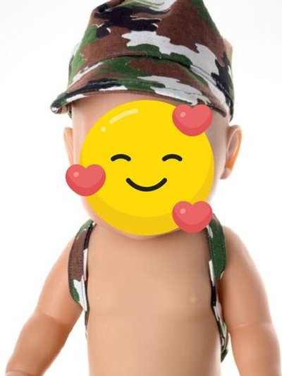 Кепка и рюкзак для куклы ростом 43 см (957)