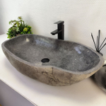 Раковина из речного камня RS-63536 (80*45*16) 0125