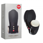 Мастурбатор мужской Fun factory COBRA LIBRE II, черно-серый