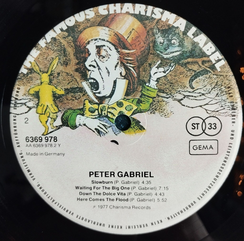 Винтажная виниловая пластинка LP Peter Gabriel (Germany 1977)