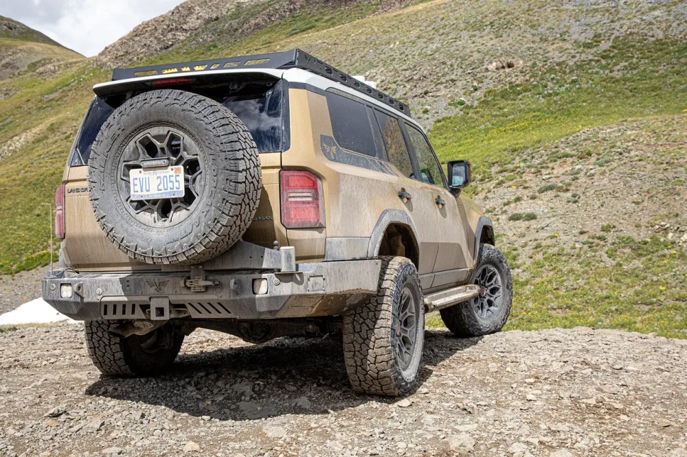 Силовой бампер задний для Toyota Land Cruiser Prado 250 LC250 2024+ Тойота крузер крузак стальной бампер обвес тюнинг