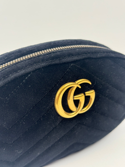 Сумка Gucci GG Marmont Belt Bag Matelasse Velvet