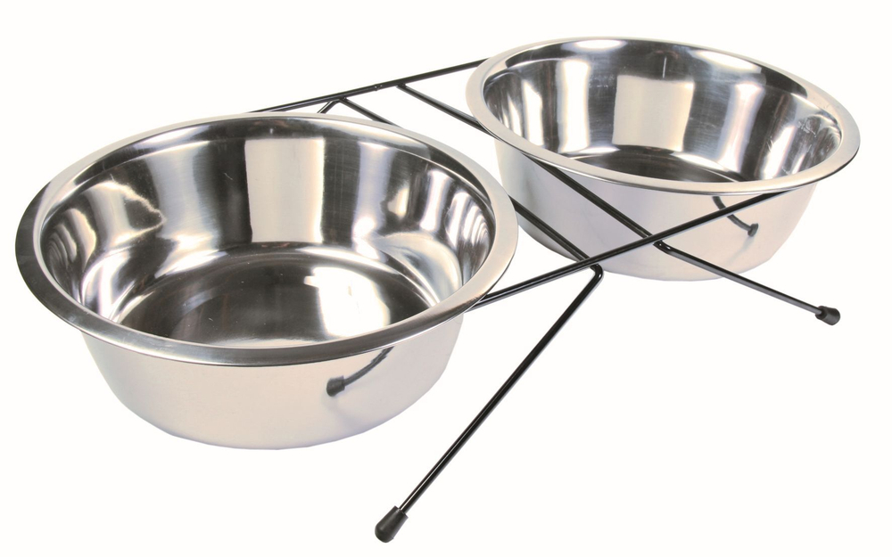 Подставка c мисками 2 х 2.8 л, металл, Trixie