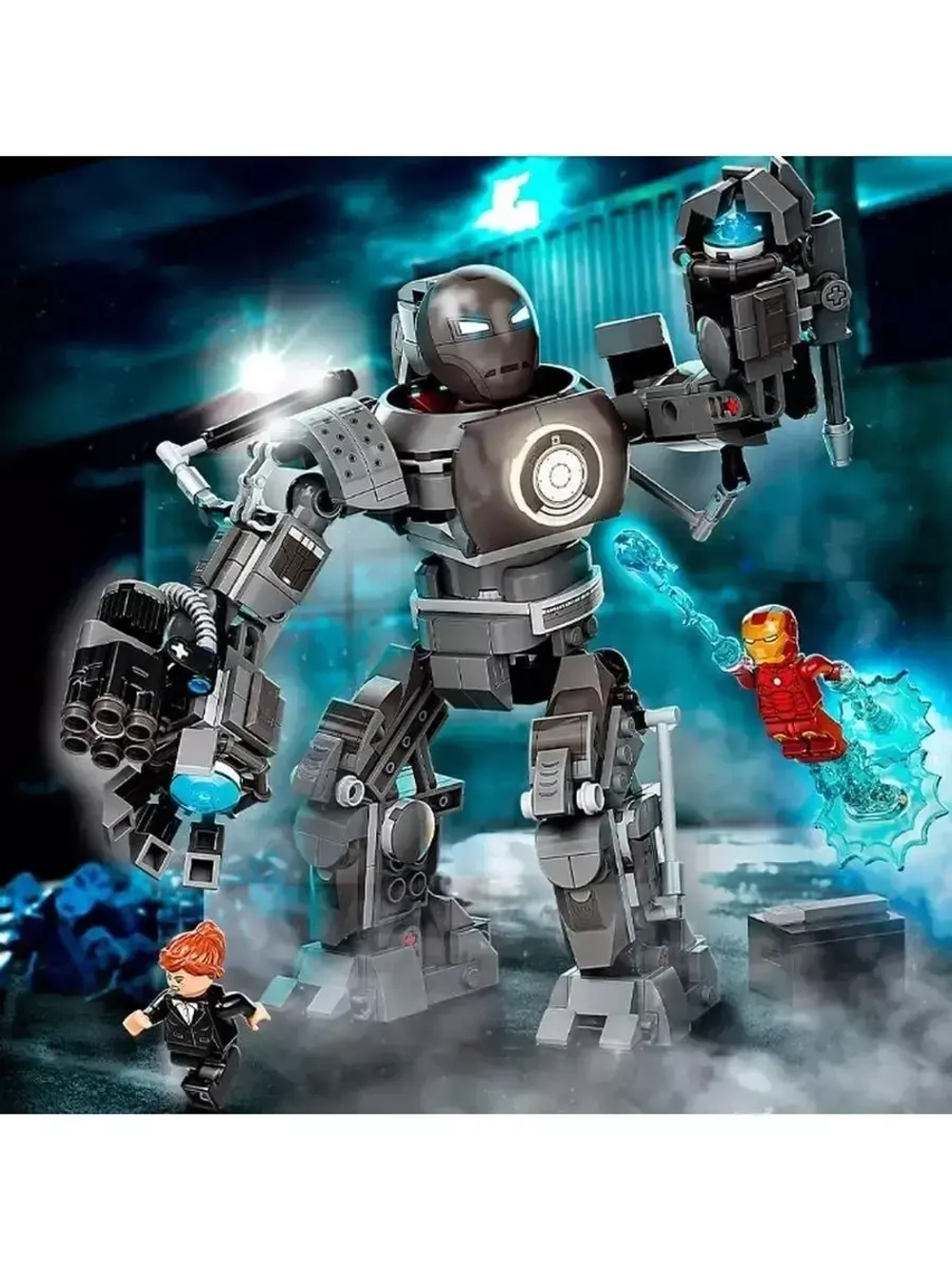 Конструктор Марвел схватка с Железным Торговцем 527 деталей