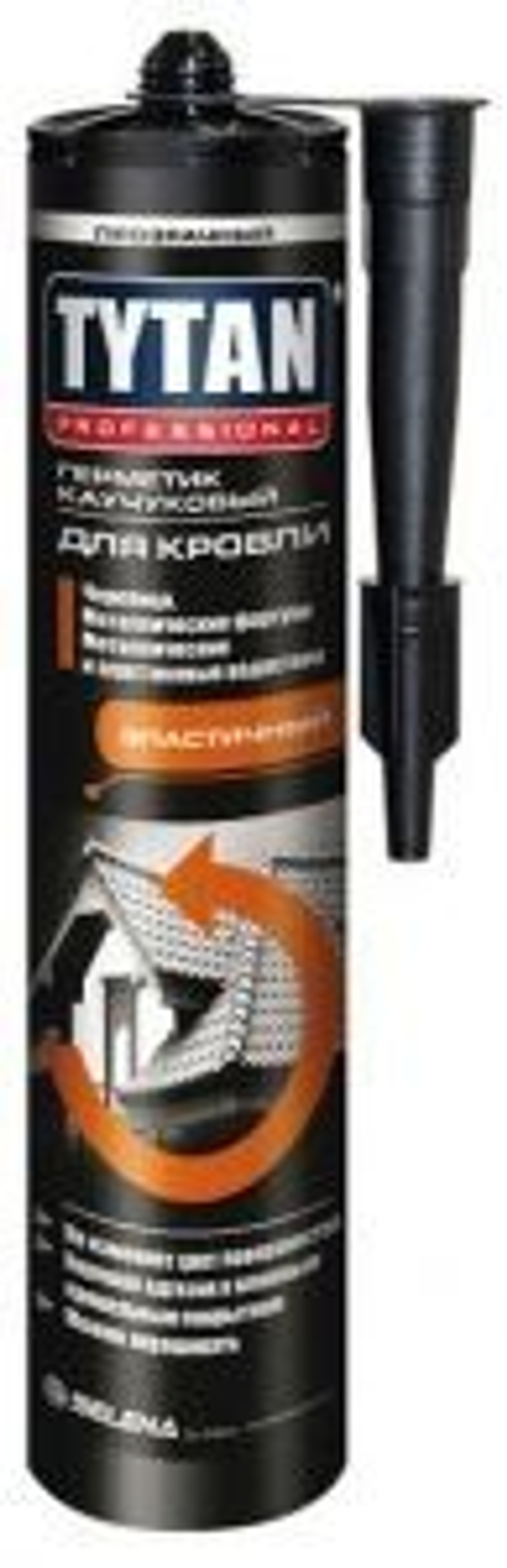 Герметик каучуковый для Кровли TYTAN Professional цвет бесцветный (310мл/408г)