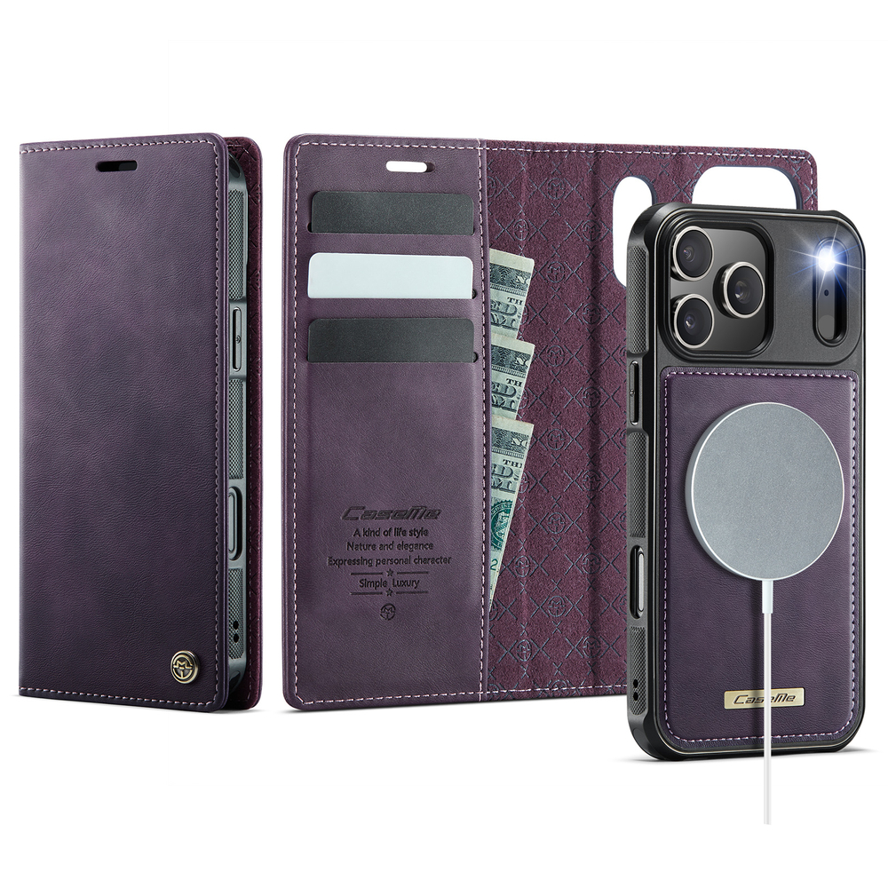 Чехол-кошелек CaseMe 2 in 1 MagSafe iPhone 17 Pro