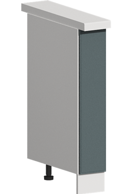 Кухня Модуль ШНБ 150 Графит / Бирюзовая мята