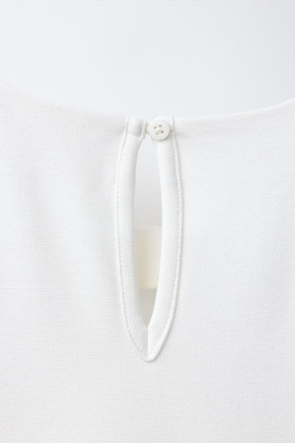 ZARA ПЛАТЬЕ С ПРИНТОМ, ЭКРЮ