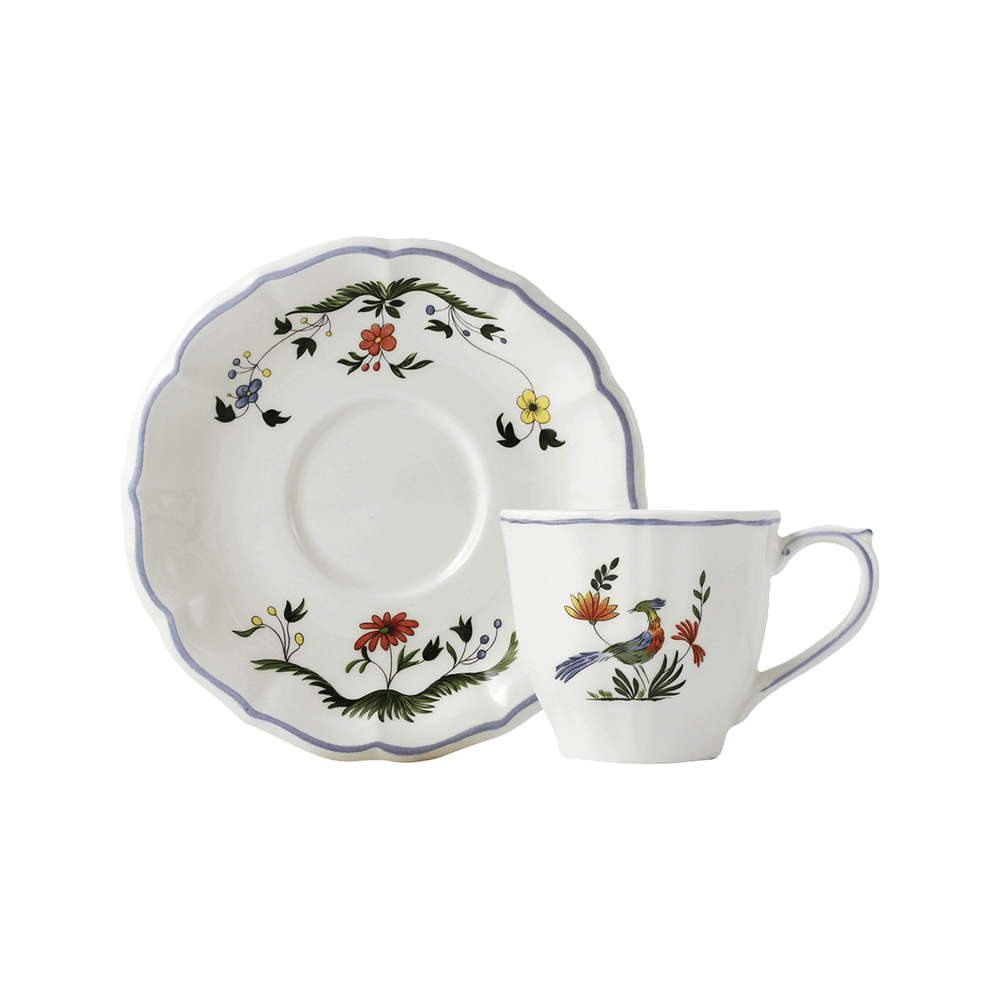 Чашка чайная с блюдцем Oiseaux De Paradis (175 мл)