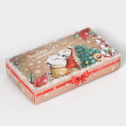 Коробка на 8 конфет Сказочных моментов с мишками, 17,7*9,8*3,5 см
