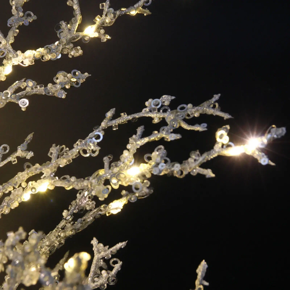 Фигура светодиодная «Дерево - Crystal» 100 см, Серебро, 220V