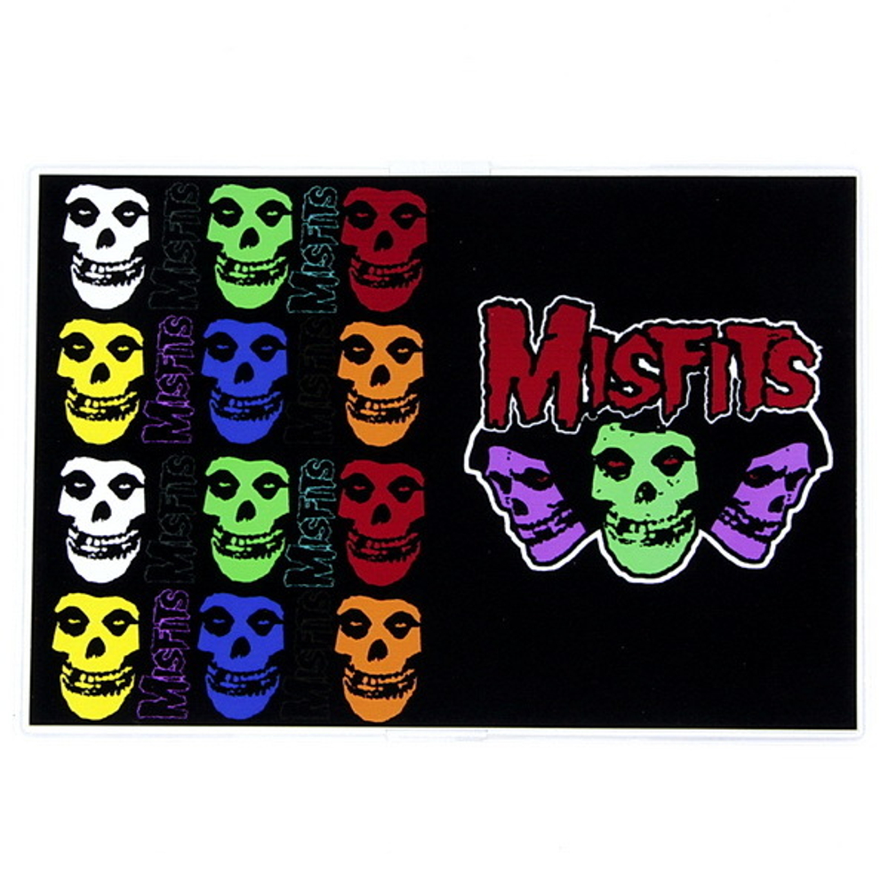 Обложка Misfits цветные черепа (138)