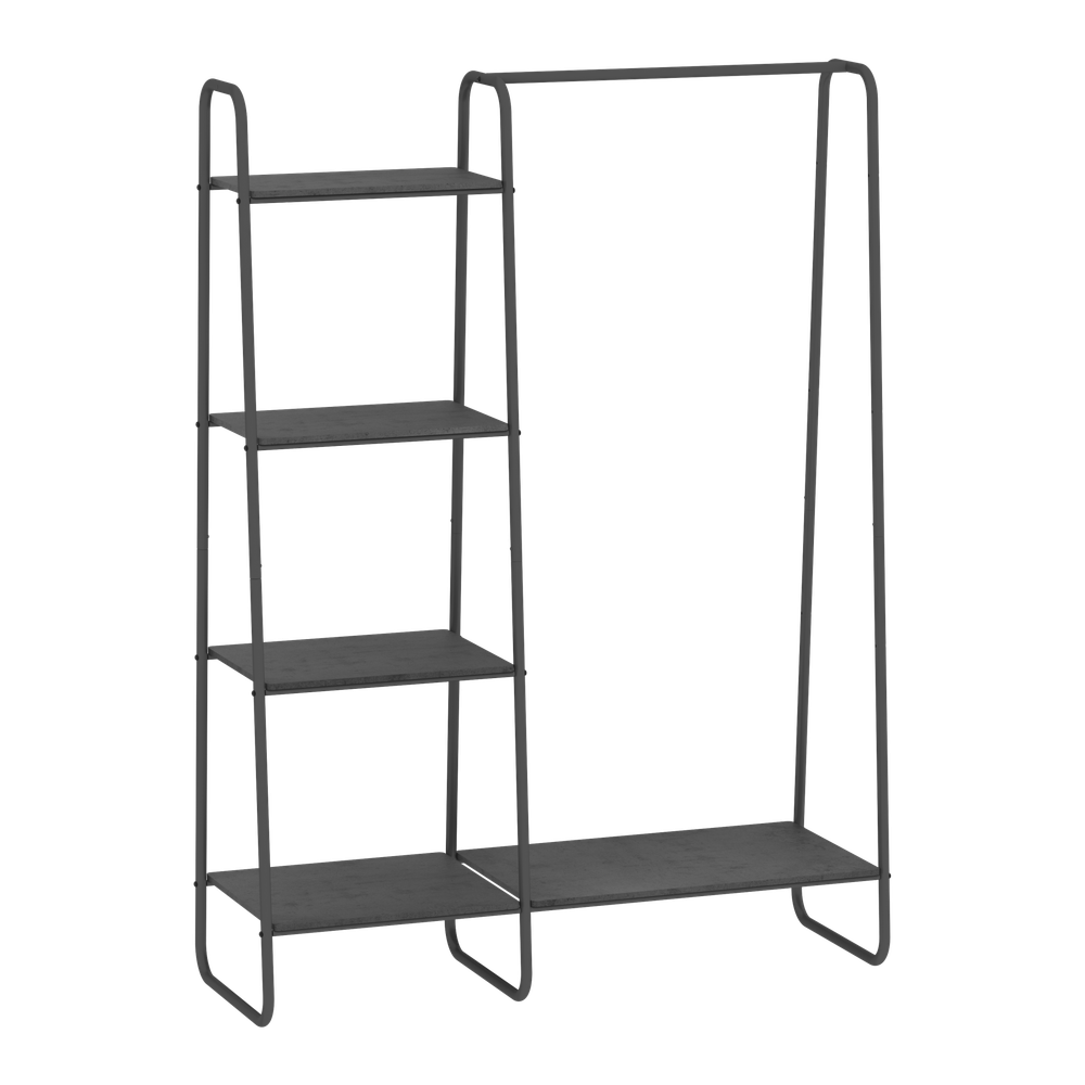 Гардеробная система с полками "Скандинавия 1" (Графит)