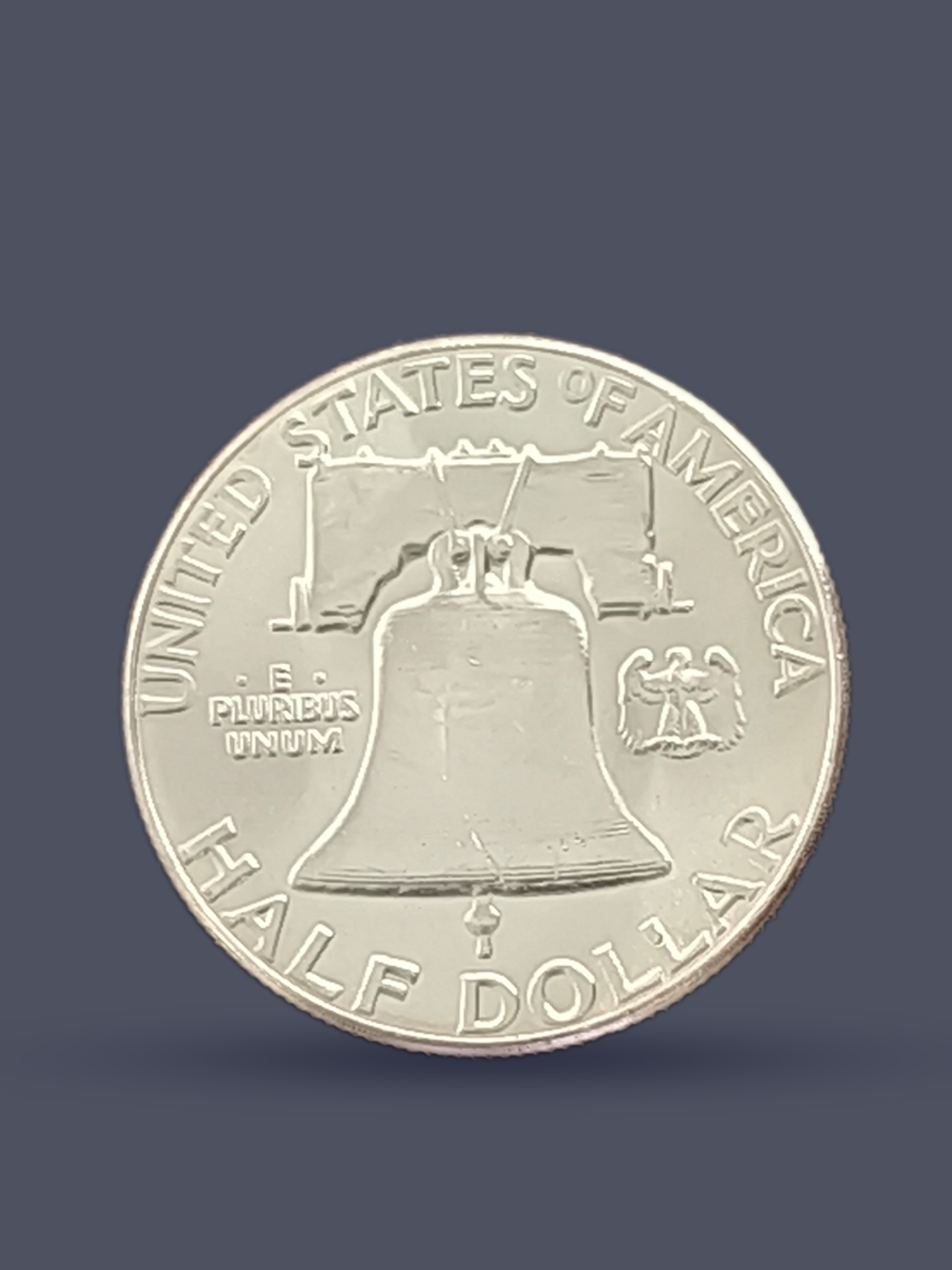 Монета 50 центов (1/2 доллара) США 1960 Бенджамин Франклин