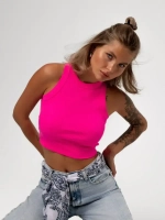 Спортивный кроп топ укороченный под пиджак