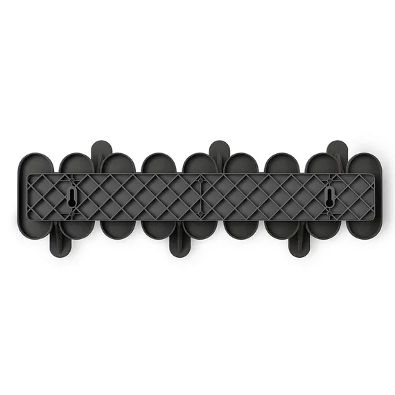 Вешалка настенная tempo, 6 крючков, черная