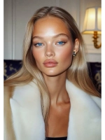 Серьги серебряные с корундом "сапфир"