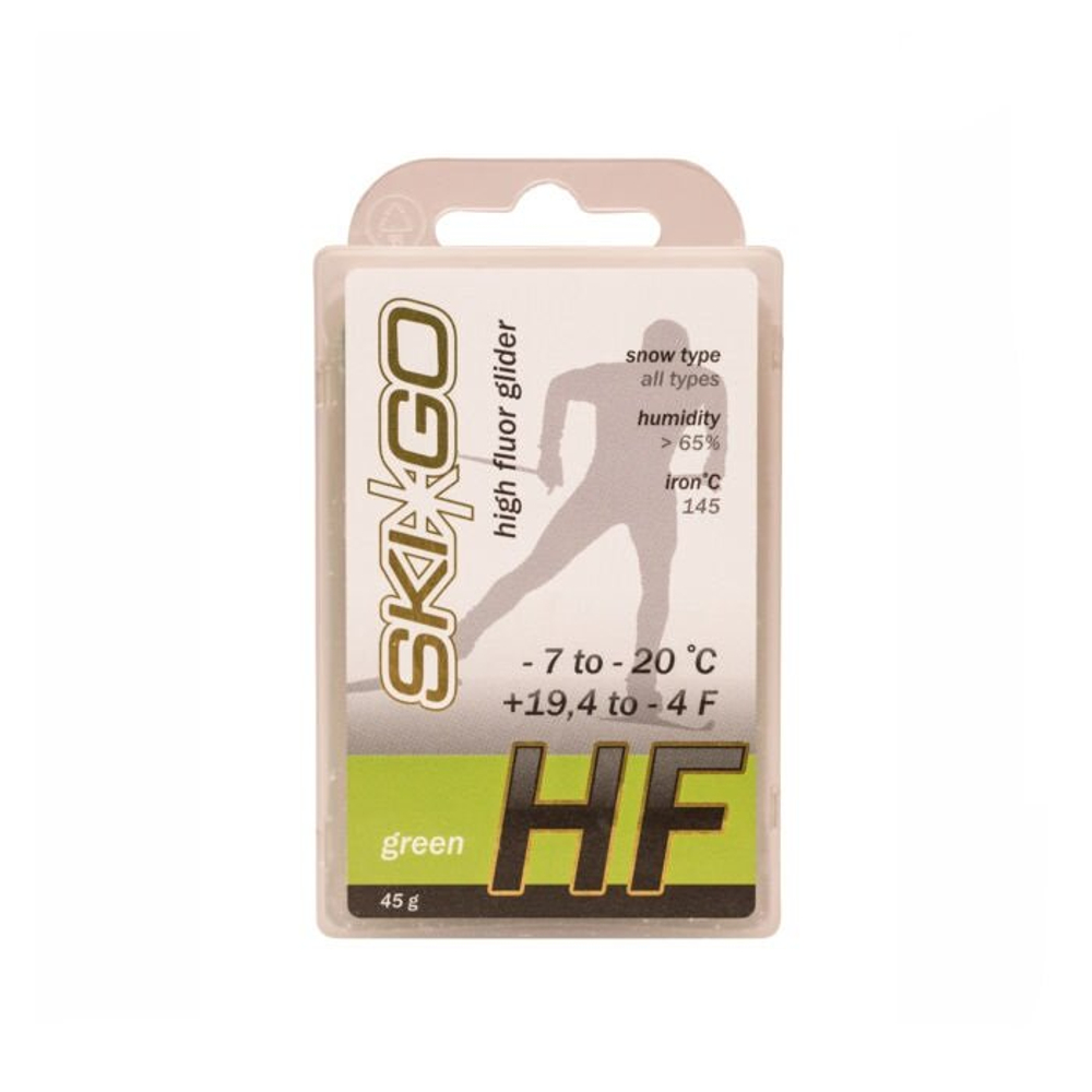 SkiGo HF Green -7 до -20°C  (для всех типов снега)