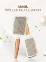 Masil Антистатическая расческа для волос Wooden Paddle Brush