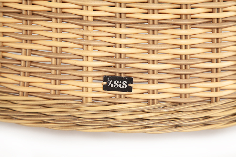 "Алиса" кресло плетеное, цвет соломенный