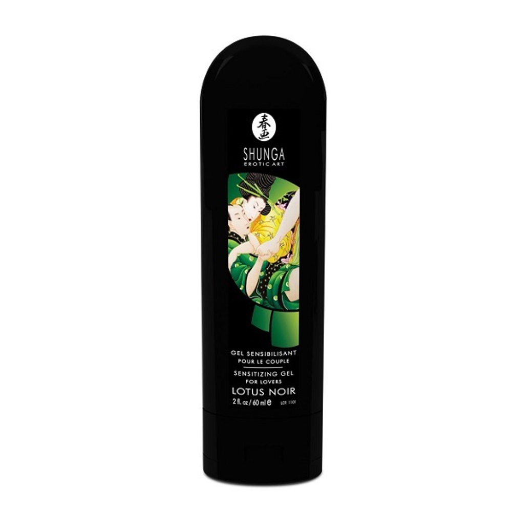Интимный гель для пар усиливающий наслаждение Черный Лотос Shunga Lotus Noir 60мл