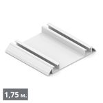 ЭКО Направляющая нижняя двухполозная (1,75 м) белый глянец (RAL) (AE0488) Aristo (Акция)