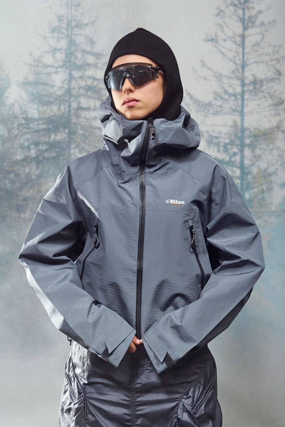 Куртка Nothomme Blue Waterproof Jacket "Pewter"